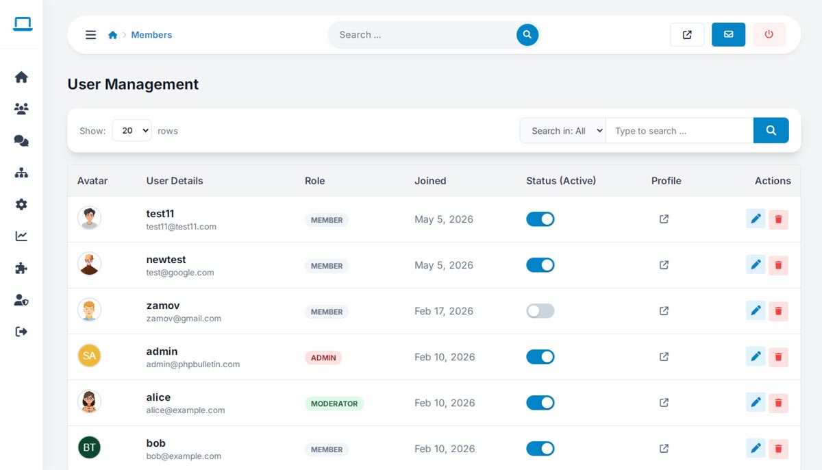 PHP Bulletin Feature: Total Control Over Your User Base